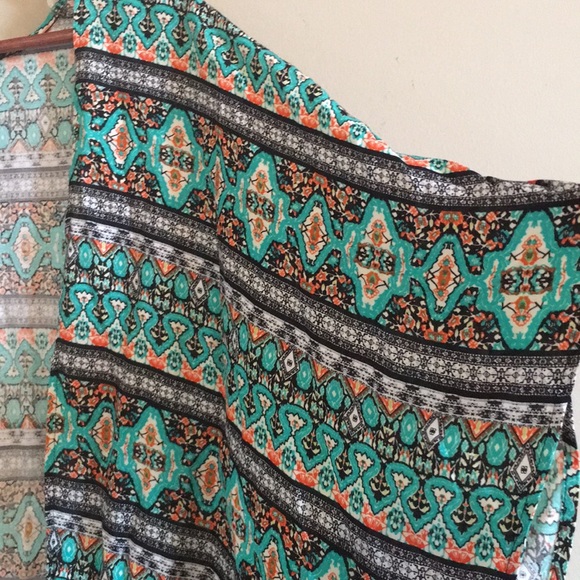 Brand new Turquoise Bohemian Kimono - Picture 2 of 3